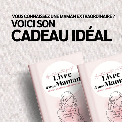 Livre à remplir pour maman – Journal de souvenirs guidé – Cadeau émouvant Fête des Mères, grossesse, bébé