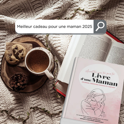 Livre à remplir pour maman – Journal de souvenirs guidé – Cadeau émouvant Fête des Mères, grossesse, bébé