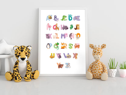Animal ABC poster