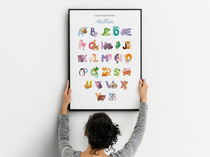 Customizable Animals Alphabet Poster